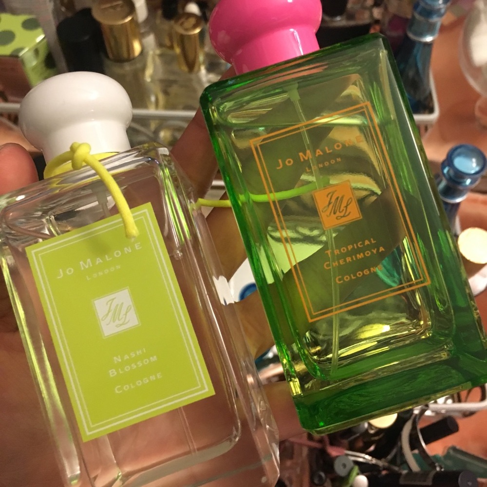 Jo Malone Nashi and Cherimoya Perfumes